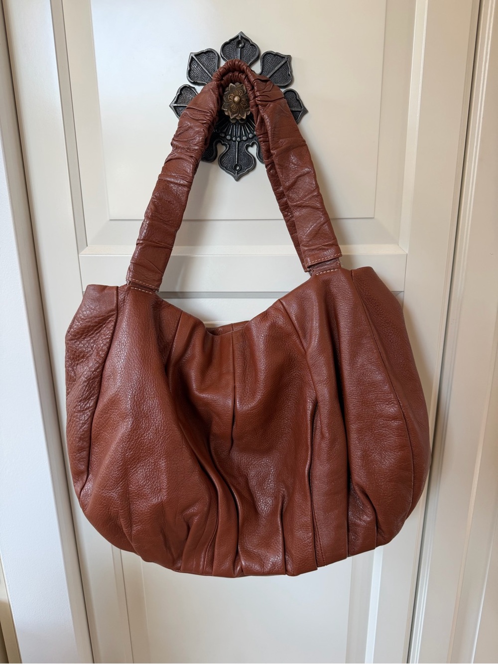Vintage Cognac Brown Furla Bag